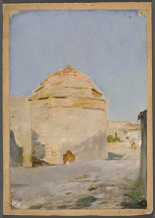 Grave of Maria Potocka in Bakhchisaray. From the journey to Crimea, 1893, Ian Tsionglinski