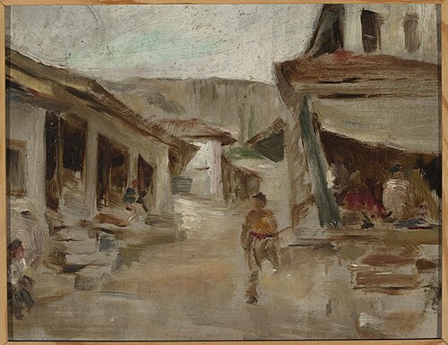 Street – Bakhchisaray. From the journey to Crimea, 1893, Ian Tsionglinski