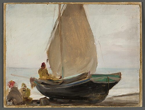 Boat – Alupka. From the journey to Crimea, 1893, Ian Tsionglinski