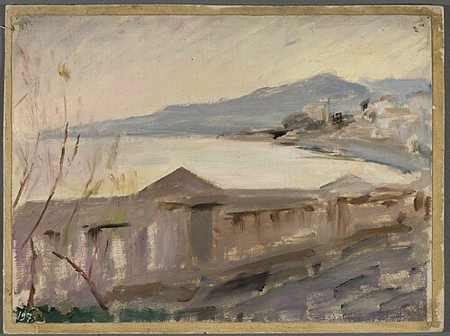 Lower terrace of the Bakhchi-Dere villa. From the journey to Crimea, 1893, Ian Tsionglinski