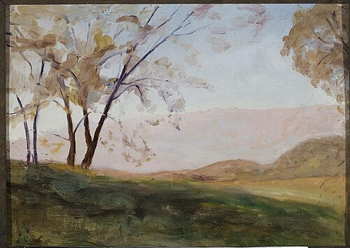 Landscape from Massandra. From the journey to Crimea, 1893, Ian Tsionglinski