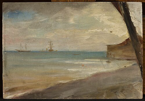 Sea in Yalta. From the journey to Crimea, 1893, Ian Tsionglinski
