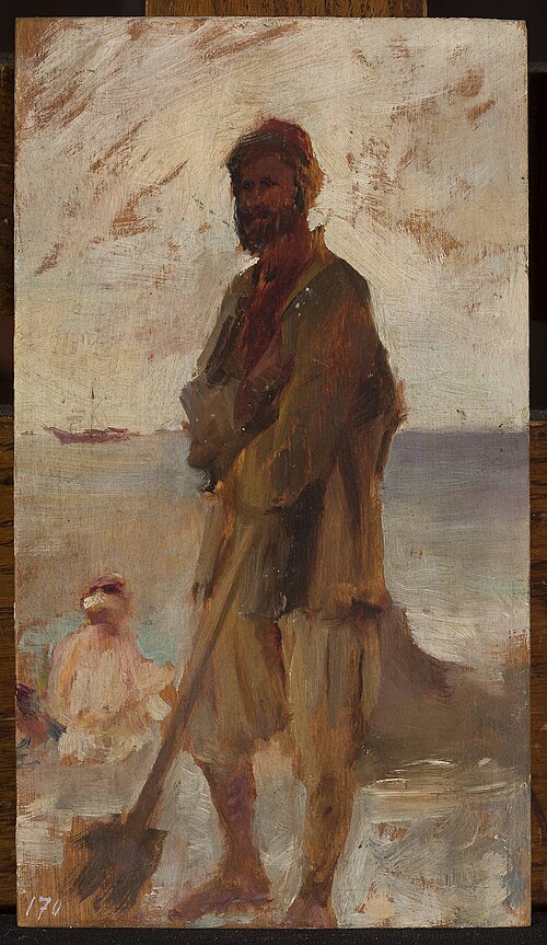 Young Tartar in Gurzuf. From the journey to Crimea, 1893, Ian Tsionglinski