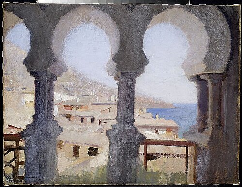 Yalta. From the journey to Crimea, 1893, Ian Tsionglinski