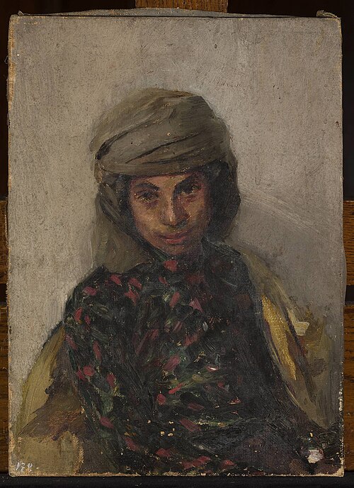 Portrait of a Jewess. From the journey to Crimea, 1893, Ian Tsionglinski