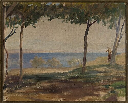 View of Asia Minor. From the journey to Constantinople, 1893, Ian Tsionglinski