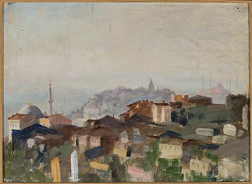 View of Punta del Seraglio. From the journey to Constantinople, 1893, Ian Tsionglinski