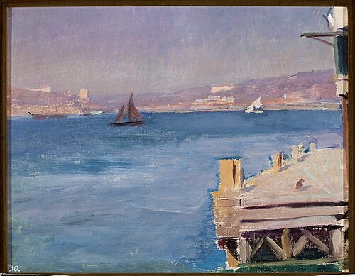 Bosporus – study. From the journey to Constantinople, 1893, Ian Tsionglinski