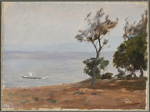 Landscape. From the journey to Constantinople, 1893, Ian Tsionglinski