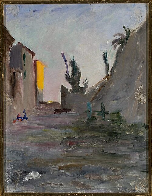 Evening in Bordighera. From the journey to Italy, 1894, Ian Tsionglinski