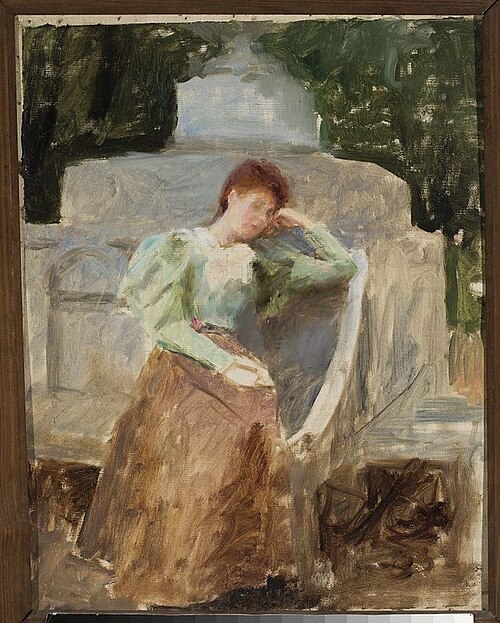 Portrait of the hostess in Talashkino, 1896, Ian Tsionglinski