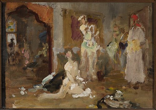 Sketch for the painting “Potocka in Bakhchisaray”, 1898, Ian Tsionglinski