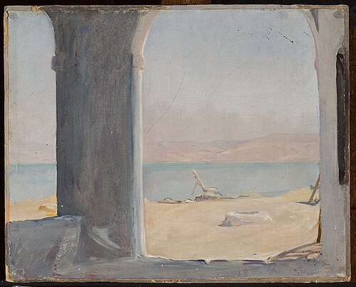 The Dead Sea. From the journey to Palestine, 1901, Ian Tsionglinski