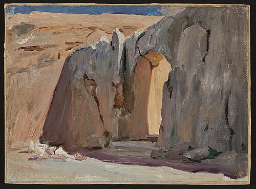 Tombs of the kings in Jerusalem. From the journey to Palestine, 1901, Ian Tsionglinski