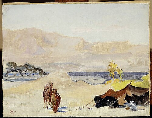 The Dead Sea. From the journey to Palestine, 1901, Ian Tsionglinski