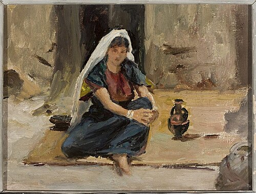 Girl from Jerusalem. From the journey to Palestine, 1901, Ian Tsionglinski
