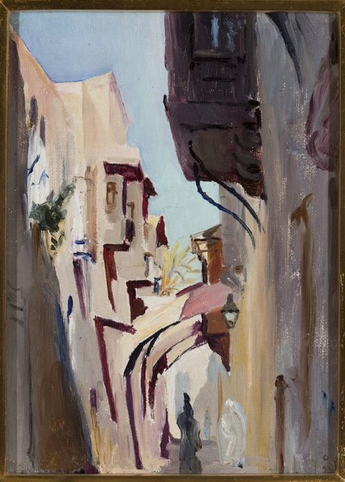 Via Dolorosa in Jerusalem. From the journey to Palestine, 1901, Ian Tsionglinski