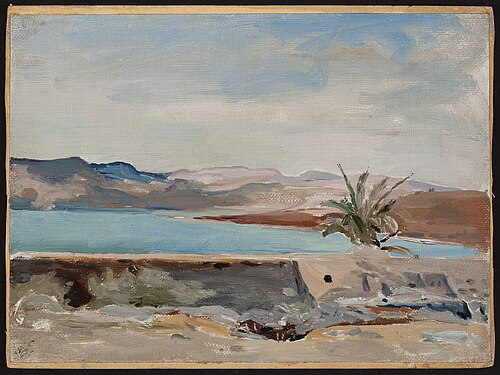 Capernaum on the Sea of Galilee. From the journey to Palestine, 1901, Ian Tsionglinski