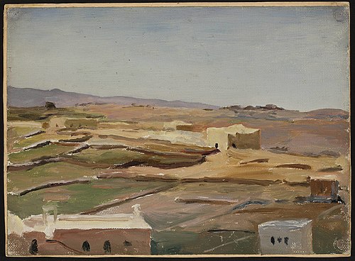 Desert – Ramallah. From the journey to Palestine, 1901, Ian Tsionglinski