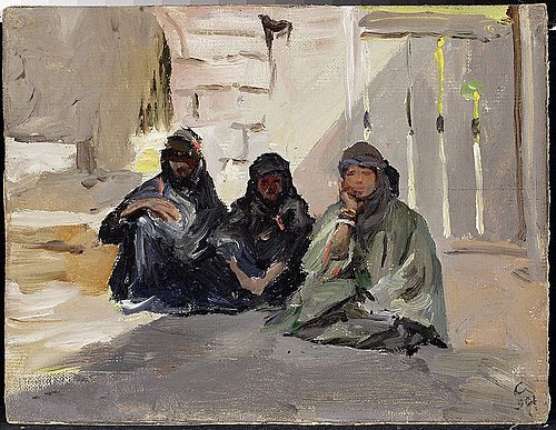 Demor – Bedouin women. From the journey to Palestine, 1901, Ian Tsionglinski