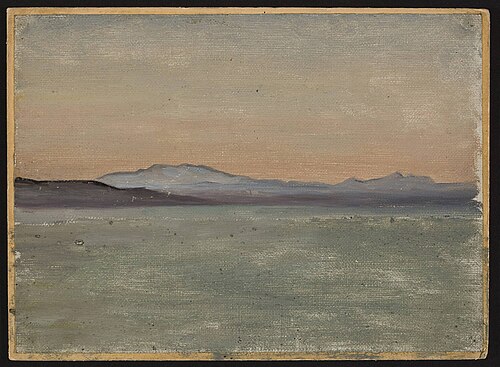 Lake Tiberias. From the journey to Palestine, 1901, Ian Tsionglinski
