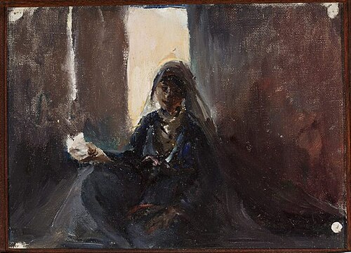 From the first stop in the desert. From the journey to Palestine, 1901, Ian Tsionglinski