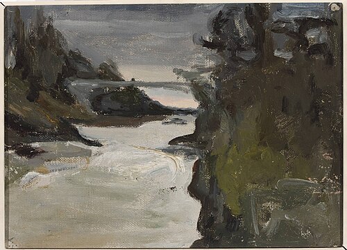 Imatra in the evening – Finland, 1902, Ian Tsionglinski