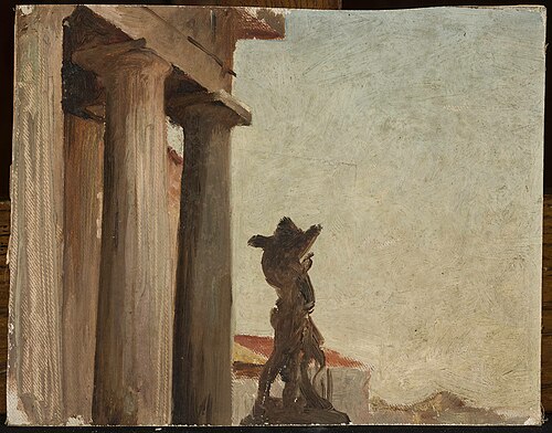 In front of the Mining Institute in Petersburg, , Ian Tsionglinski