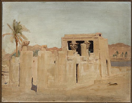 Luxor – bank of the Nile. From the journey to Egypt, 1903, Ian Tsionglinski