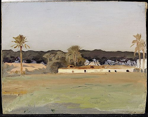 Evening. From the journey to Egypt, 1903, Ian Tsionglinski
