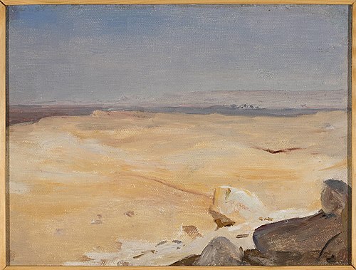 Desert motif. From the journey to Egypt, 1903, Ian Tsionglinski