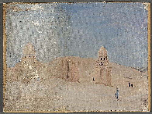 Temple. From the journey to Egypt, 1903, Ian Tsionglinski