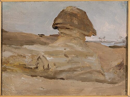 Sphinx. From the journey to Egypt, 1903, Ian Tsionglinski