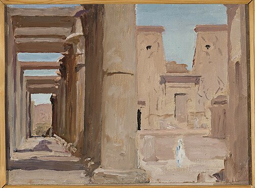 Temple. From the journey to Egypt, 1903, Ian Tsionglinski