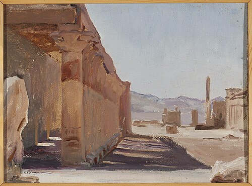 Temple. From the journey to Egypt, 1903, Ian Tsionglinski