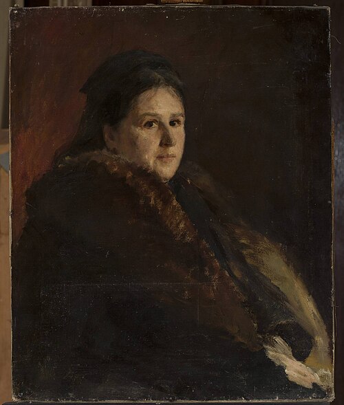 Portrait of Mrs. Karlińska, 1904, Ian Tsionglinski