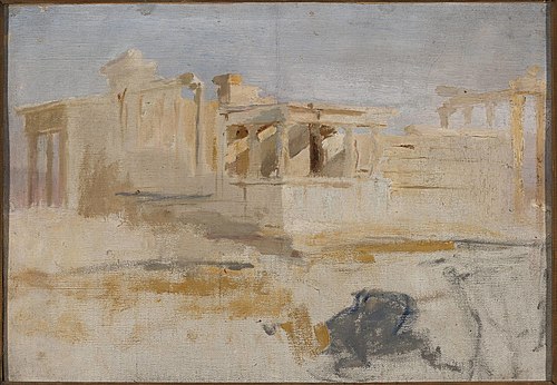 Erechtheion. From the journey to Greece, 1905, Ian Tsionglinski