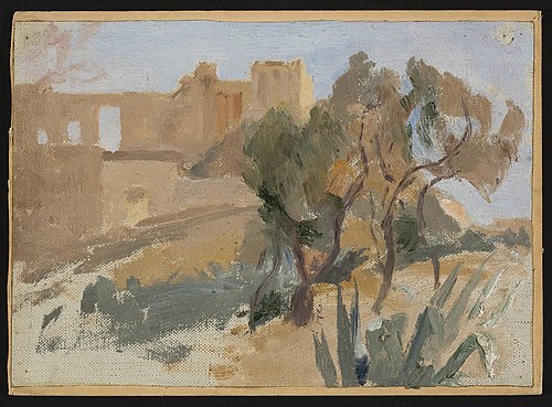 Athens – The Propylaea on the Acropolis. From the journey to Greece, 1905, Ian Tsionglinski