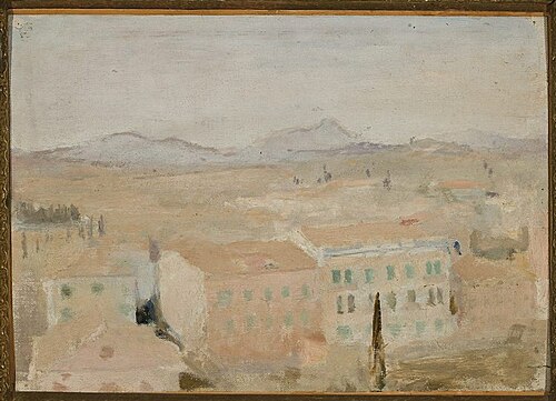 Corfu – view from the balcony. From the journey to Greece, 1905, Ian Tsionglinski