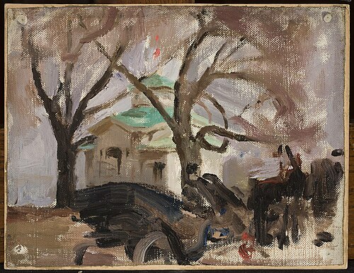 Springtime on the on the Yelagin Island in Petersburg, 1906, Ian Tsionglinski