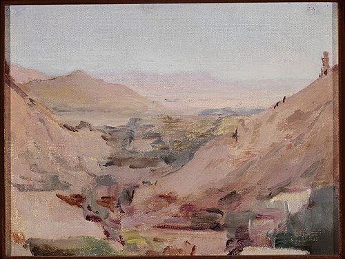 Remote Indian landscape. From the journey to India, 1907, Ian Tsionglinski