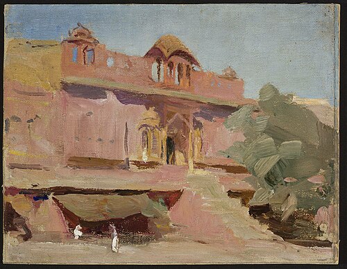Jaipur – buildings. From the journey to India, 1907, Ian Tsionglinski