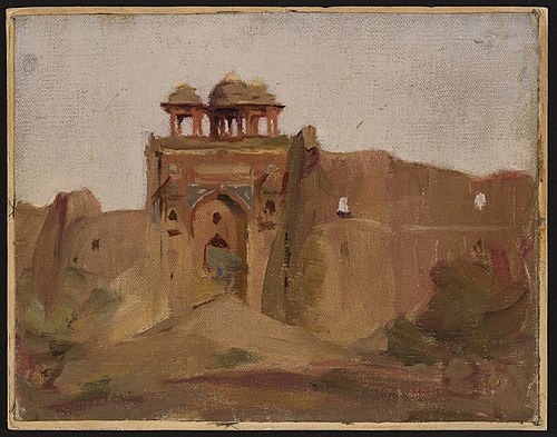 Temple. From the journey to India, 1907, Ian Tsionglinski