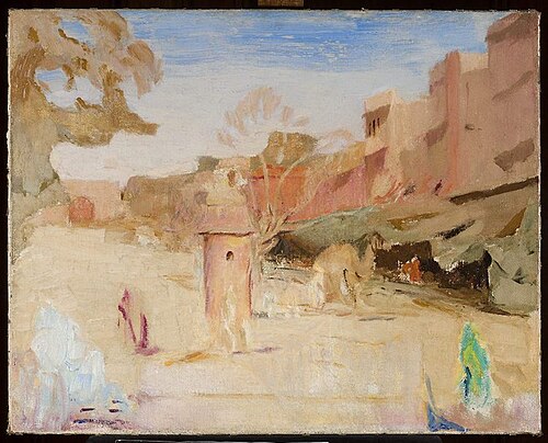 Jaipur – street. From the journey to India, 1907, Ian Tsionglinski