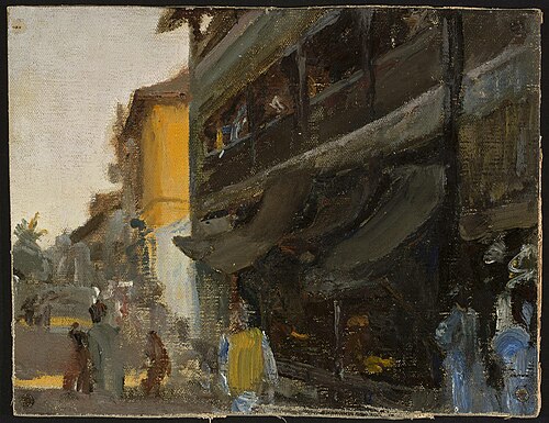 Mumbai – street. From the journey to India, 1907, Ian Tsionglinski