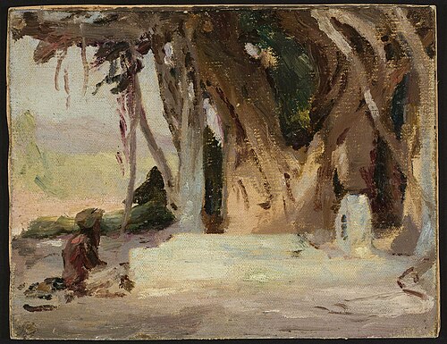 Study from the journey to India, 1907, Ian Tsionglinski