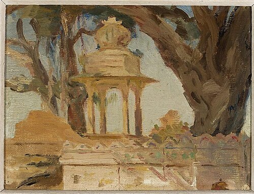 Indian shrine Hiesa in Udaipur From the journey to India, 1907, Ian Tsionglinski