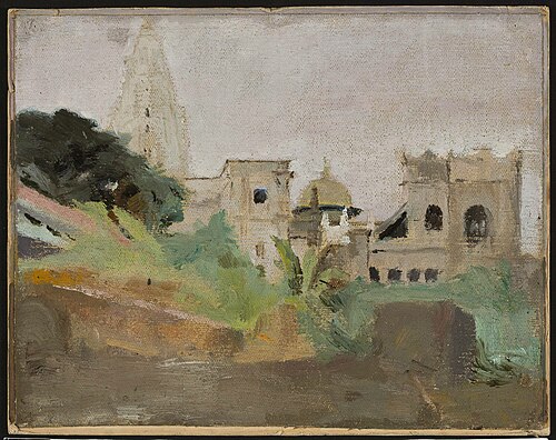 Temple. From the journey to India, 1907, Ian Tsionglinski