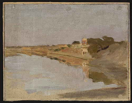 Water landscape. From the journey to India, 1907, Ian Tsionglinski