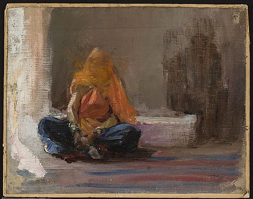 Hindu woman. From the journey to India, 1907, Ian Tsionglinski